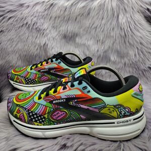Brooks Wednesday Holmes X Ghost 15 Pride Multicolor Women's Size 10